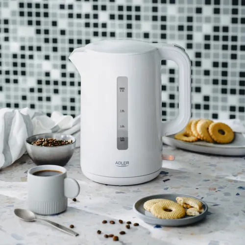 ADLER AD 1386 2,2 l biały - czajnik elektryczny plastikowy