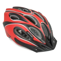 Kask rowerowy Author Skiff czerwono-czarny