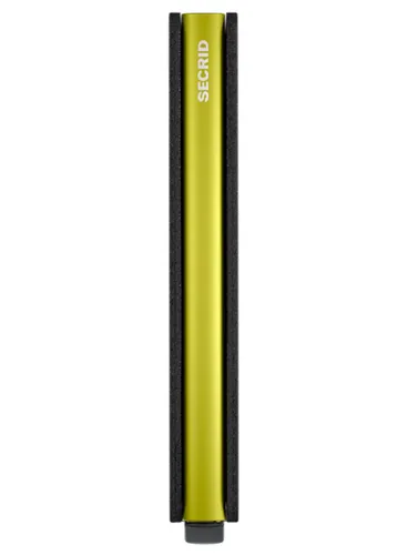 Portfel ochrona RFID Secrid Slimwallet Matte - grey / lime