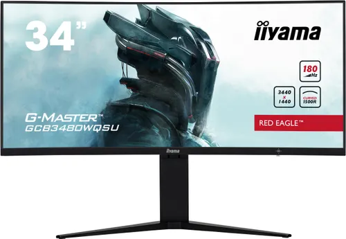 Monitor iiyama G-Master Red Eagle GCB3480WQSU-B1 34" UWQHD VA 180Hz 0,4ms Zakrzywiony Gamingowy