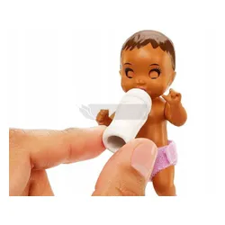 LALKA BARBIE SKIPPER USYPIANIE MALUSZKA łóżeczko HJY34