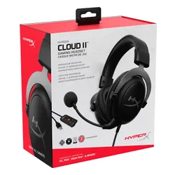 Наушники геймерские / игровые HyperX Cloud II черные (KHX-HSCP-GM)