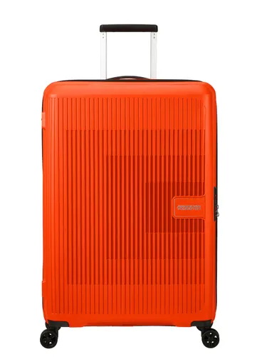 Большой расширенный чемодан American Tourister AeroStep-bright orange