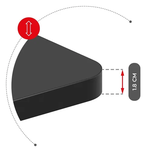 Huzaro Hero 9.5 Black (elektryczna regulacja)