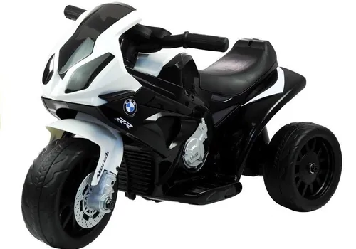 Motorek Na Akumulator Dla Dzieci 1-3 Lata Trójkołowy Bmw S1000Rr LED Skóra