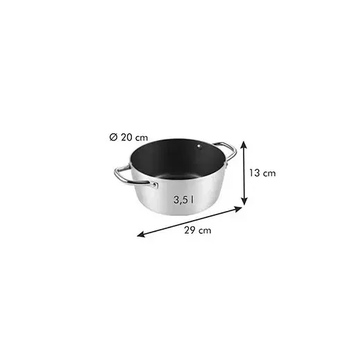 TESCOMA GrandCHEF Topf 3,5 l srebrny - garnek aluminiowy