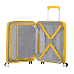 American Tourister Soundbox Salon Kılıfı-golden yellow