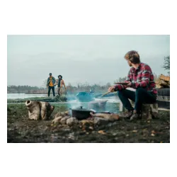SKOTTSBERG Cast Iron 5,5 l - garnek żeliwny na ognisko z pokrywką