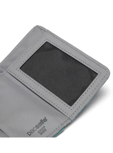 Portfel antykradzieżowy Pacsafe RFIDsafe Trifold Wallet - fresh mint