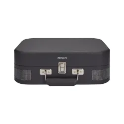 Gramofon Aiwa VPX-1951/TN Walizkowy Półautomatyczny Napęd paskowy Bluetooth Tytanowy