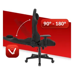 Fotel gamingowy HELL'S CHAIR HC-1006 Czarny