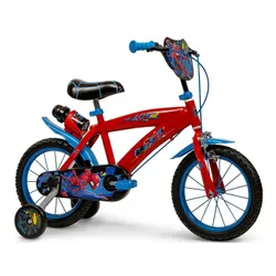 Rower dziecięcy HUFFY Spider-Man 14 cali dla chłopca Czerwony
