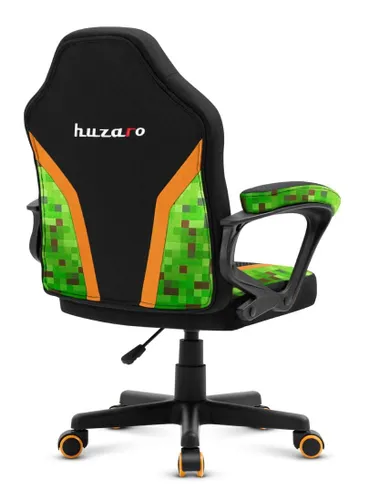 Fotel HUZARO Ranger 1.0 Pixel Mesh Czarno-zielony