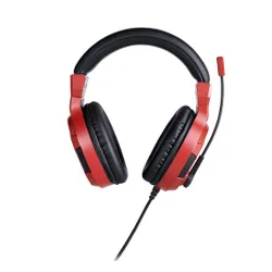 Słuchawki przewodowe z mikrofonem BigBen PS4 Gaming Headset V3 Nauszne Czerwony