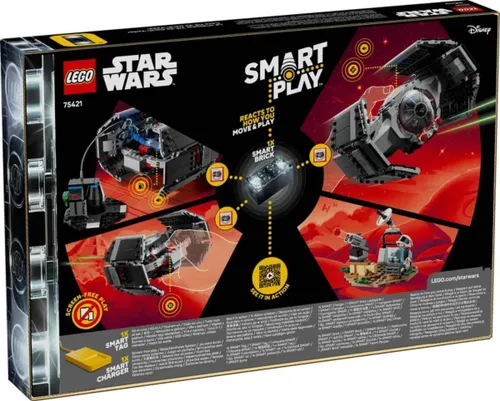 LEGO 75421 Star Wars SMART Play Myśliwiec TIE Dartha Vadera