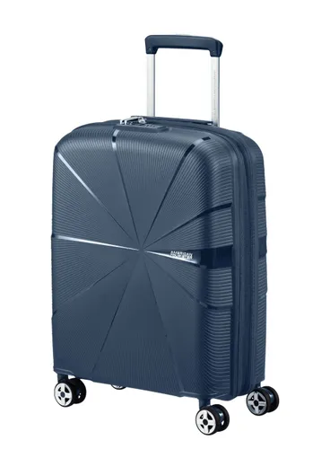 Маленький расширяемый чемодан American Tourister StarVibe-navy