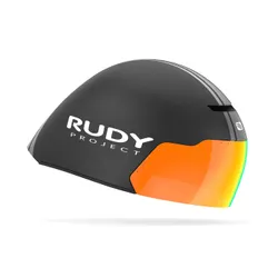 Kask rowerowy Rudy Project Wingdream black matte/multilaser orange