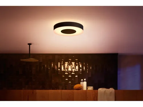 Lampa sufitowa Philips Hue White and Colour Ambiance Xamento M Czarny