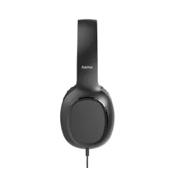 Słuchawki przewodowe Hama Fun C Nauszne Mikrofon USB-C Czarny