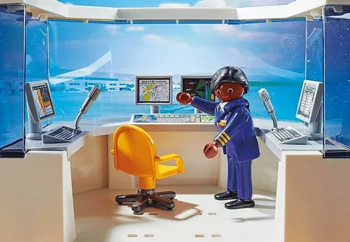 Playmobil Zestaw z figurkami City Action 71153 Lotnisko z samolotem