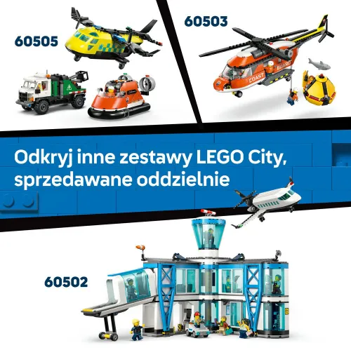 LEGO 60504 City Łódź ratunkowa i helikopter straży przybrzeżnej