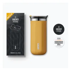 Kubek izolowany Octaroma Grande 435 ml Wacaco - amber yellow