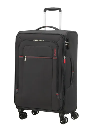 American Tourister Crosstrack Orta Bavul-gri / kırmızı