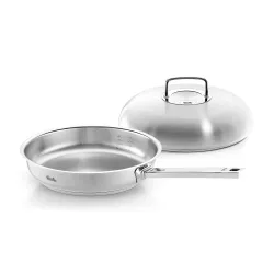 FISSLER Original Profi Collection 28 cm - patelnia ze stali nierdzewnej z pokrywką