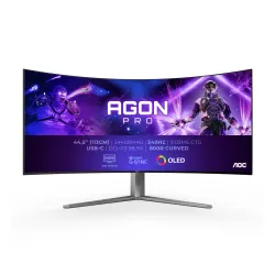 Monitor AOC AGON PRO AG456UCZD 45" UWQHD OLED 240Hz 0,03ms Zakrzywiony Gamingowy