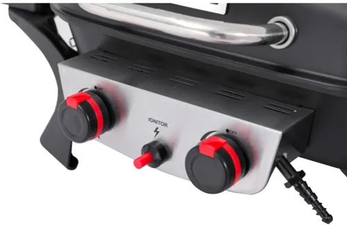 Grill gazowy YATO YG-20005 Yake Czarny 5 kW 47 x 37 cm