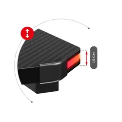 Biurko gamingowe HUZARO Hero 4.8 RGB Czarny