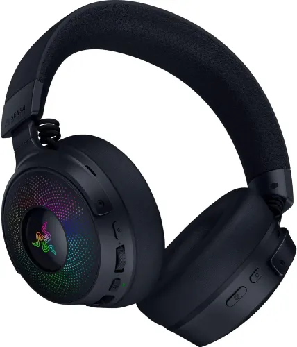 Słuchawki bezprzewodowe z mikrofonem Razer Kraken V4 Pro Nauszne Czarny