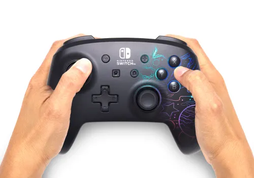 Pad PowerA Enhanced Wireless Controller with Lumectra Galactic Vortex do Nintendo Switch Bezprzewodowy Czarny