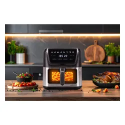 Air Fryer Frytkownica beztłuszczowa ELDOM FR60 Friko 8l z okienkiem do obserwacji postępów gotowania