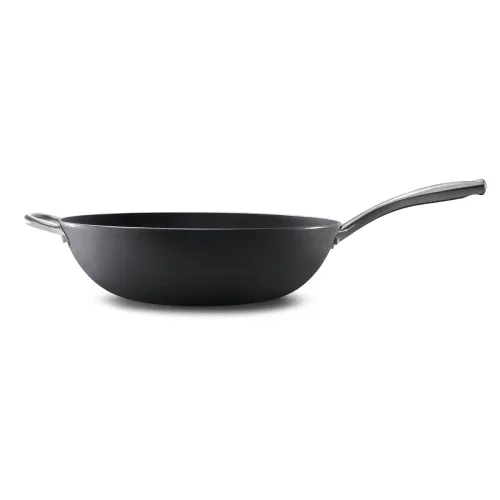 SKOTTSBERG Cast Iron 34 cm - patelnia / wok żeliwny na ognisko nieprzywierający