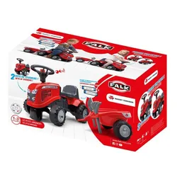 Falk Traktorek Baby Massey Ferguson Czerwony Z Przyczepką + Akc. Od 1-3 Lat