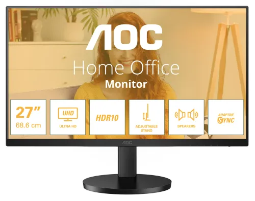 Monitor AOC Basic U27B3AF 27" 4K IPS 60Hz 4ms