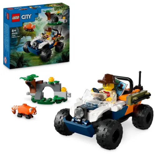 LEGO 60424 City Quad badacza dżungli z pandą czerwoną