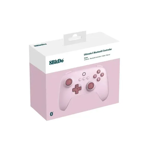 Pad 8BitDo Ultimate C Bluetooth Pink do Nintendo Switch Różowy