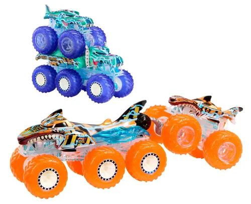 Zestaw pojazdów Hot Wheels Monster Trucks Power Smashers HYJ29 (4 szt.)