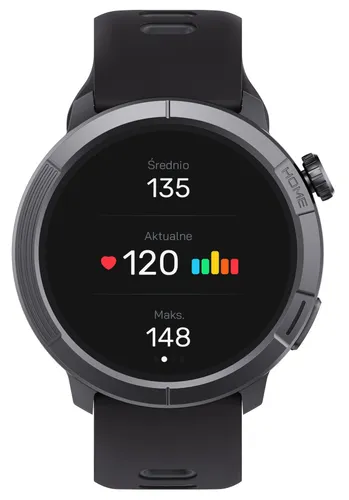 Smartwatch STELIO Activ Pro AI GPS 46mm Tytan Czarny