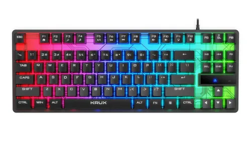 Klawiatura membranowa Krux Solar TKL RGB Czarny