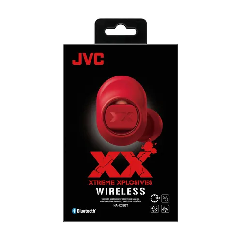 Słuchawki bezprzewodowe JVC HA-XC50T-R Dokanałowe Bluetooth 5.0