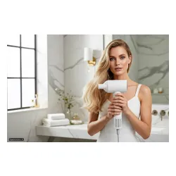 Suszarka BEAUTYME HD975 SMART z czujnikiem temperatury i panelem dotykowym Biała 1600W