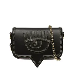 Chiara Ferragni 74sb4ba2 geantă Ferragni Negru / Auriu