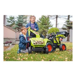 Traktor Na Pedały Dla Dzieci 3-6 Lat Do 50Kg Falk Claas Przyczepa Łyżka Spychacz