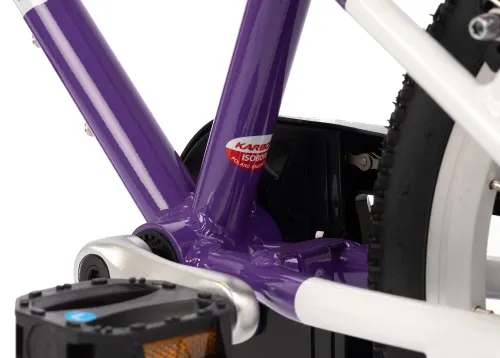 Rower dziecięcy KARBON Superlight 16 cali dla chłopca Fioletowy