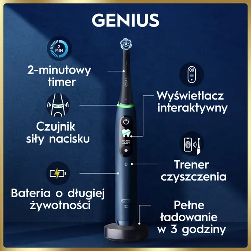 Szczoteczka magnetyczna ORAL-B iO 9 Ciemnoniebieski