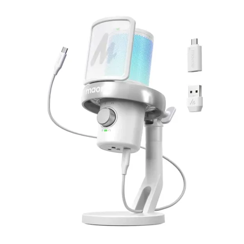 Mikrofon Maono DM40 Pro Bezprzewodowy Pojemnościowy Biały