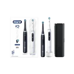 Oral-B Elektrikli Diş Fırçası Seti IO Serisi 5 Siyah + Beyaz